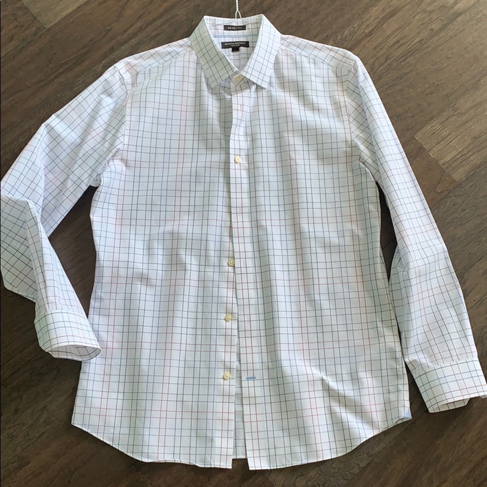 Banana Republic Grant Fit Dress Shirt Large